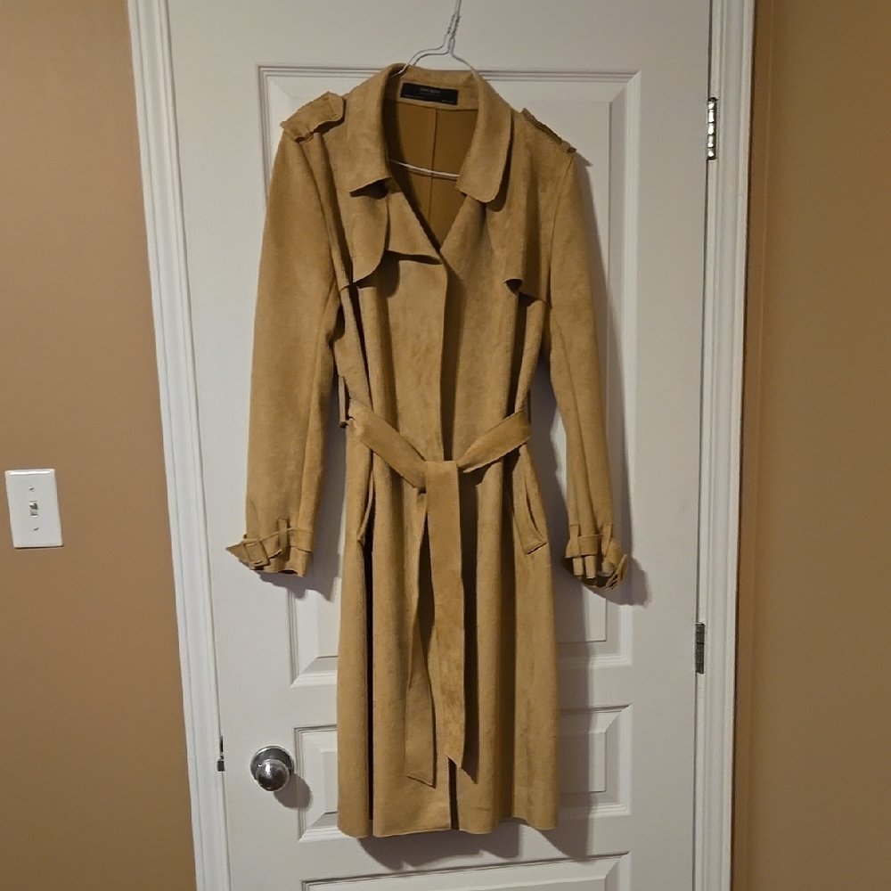 Zara Classic Camel Trench Coat